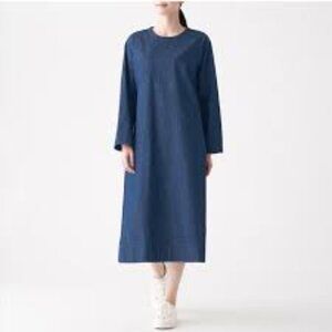 Muji Cotton Crewneck Dress